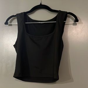 Black crop top. Never worn.